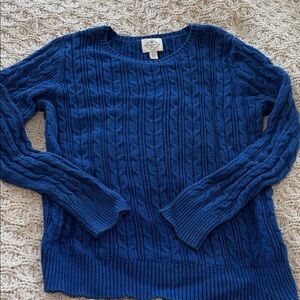 St. John’s Bay Blue Cable Knit Sweater
